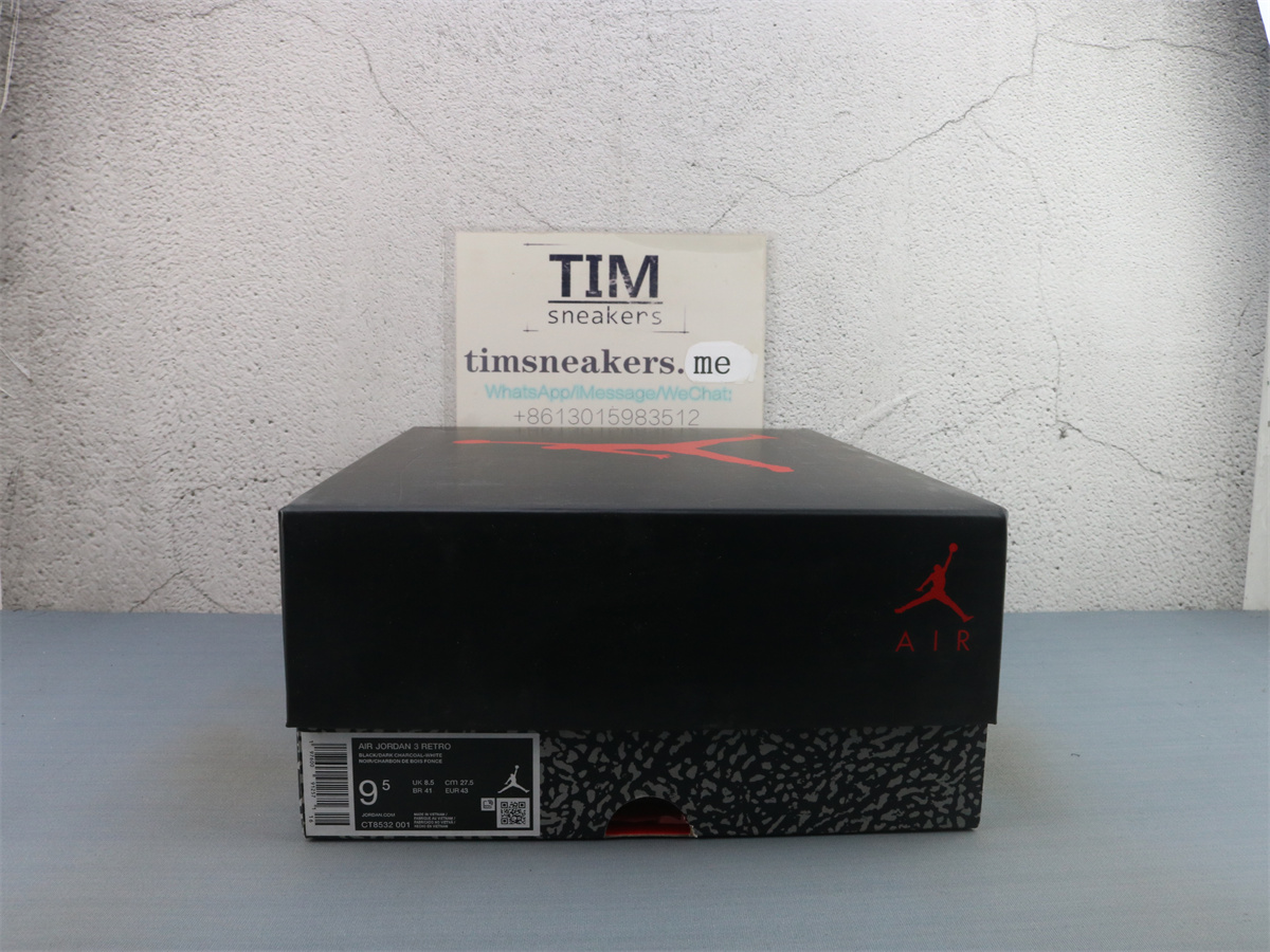 Air Jordan 3 Black Cat 2025 CT8532-001